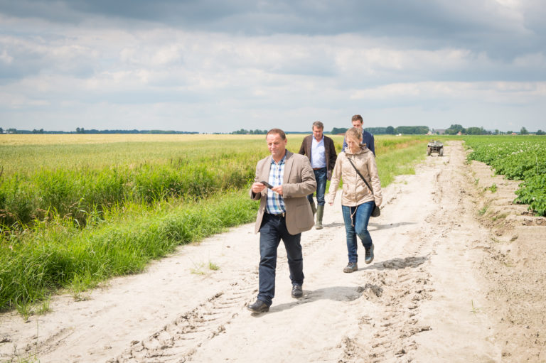 garnalendoppen in landbouw